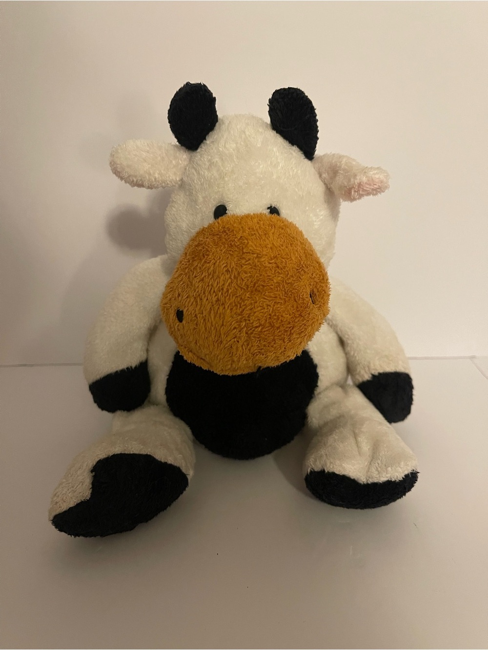Ty Pluffies Grazer the Cow Vintage Stuffed Animal Plush Toy 2002 Floppy Soft
